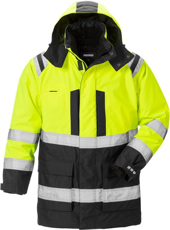 High vis Airtech® 3 - in - 1 parkatakki lk 3 4036 GTT Neonkeltainen/Musta - Suomen Brodeeraus