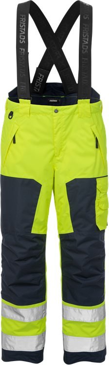 High vis Airtech® talvihousut lk 2 2035 GTT Neonkeltainen/Tummansininen - Suomen Brodeeraus