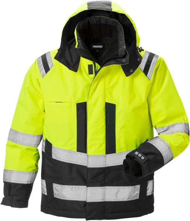 High vis Airtech® talvitakki lk 3 4035 GTT Neonkeltainen/Tummansininen - Suomen Brodeeraus