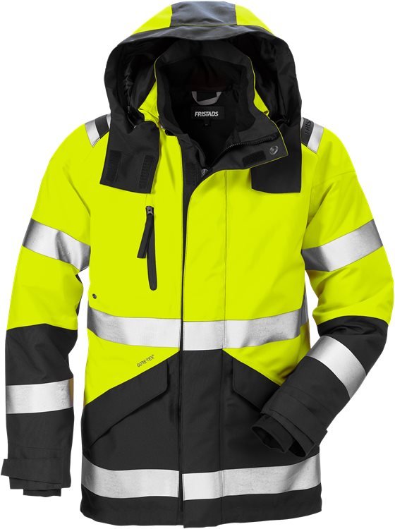 High vis GORE - TEX kuoritakki lk 3 4988 GXB Neonkeltainen/Musta - Suomen Brodeeraus