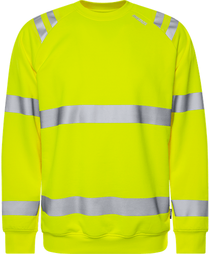 High vis Green collegepusero lk 3 7862 GPSW Neonkeltainen Mittatilausk - Suomen Brodeeraus