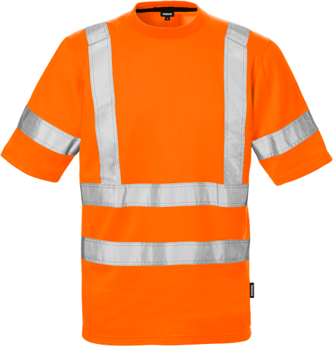 High vis t - paita 7024 lk 3 THV Neonoranssi - Suomen Brodeeraus