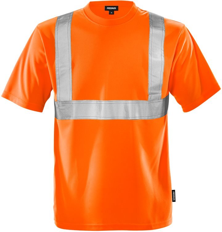 High vis t - paita lk 2 7411 TP Neonoranssi - Suomen Brodeeraus