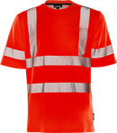 High vis t - paita lk 3 7407 THV Neonpunainen - Suomen Brodeeraus