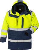 High vis talviparka lk 3 4042 PP Neonkeltainen/Tummansininen - Suomen Brodeeraus