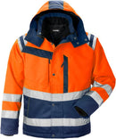 High vis talvitakki lk 3 4043 PP Neonoranssi/Tummansininen - Suomen Brodeeraus