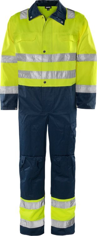 High vis umpisuoja lk 3 8601 TH Neonkeltainen/Tummansininen - Suomen Brodeeraus