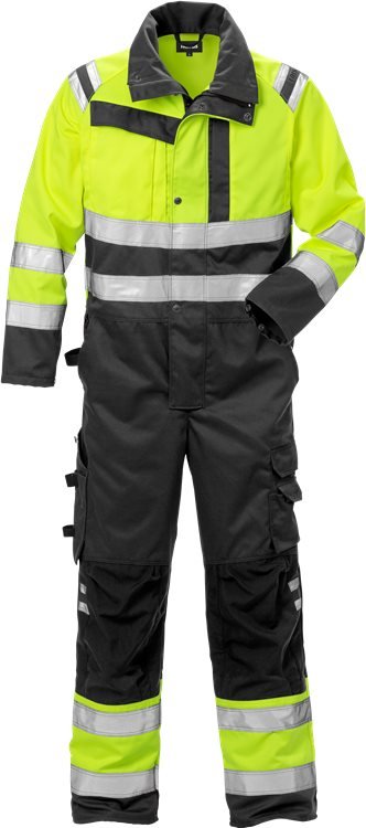 High vis umpisuoja lk.3, 8026 PLU Neonkeltainen/Must - Suomen Brodeeraus