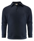 Homerun poloneck sweatshirt dark navy - Suomen Brodeeraus