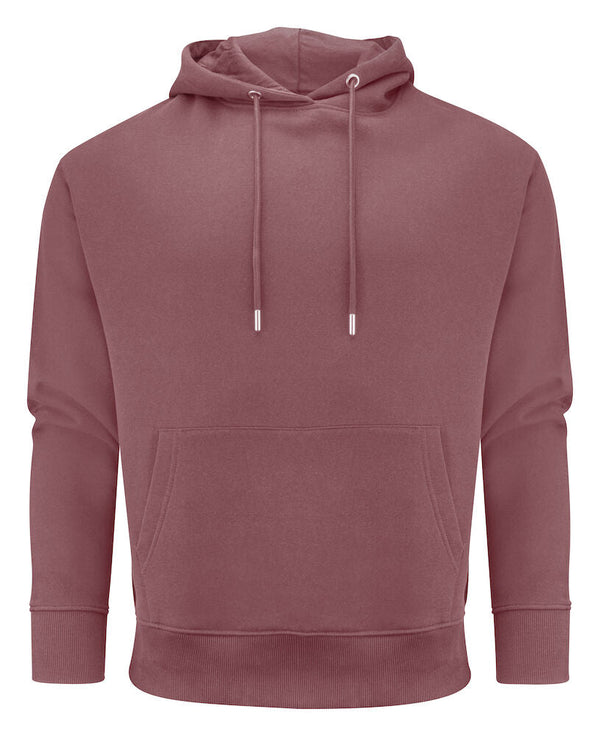 HOPEDALE HOODIE DUSTY RED - Suomen Brodeeraus