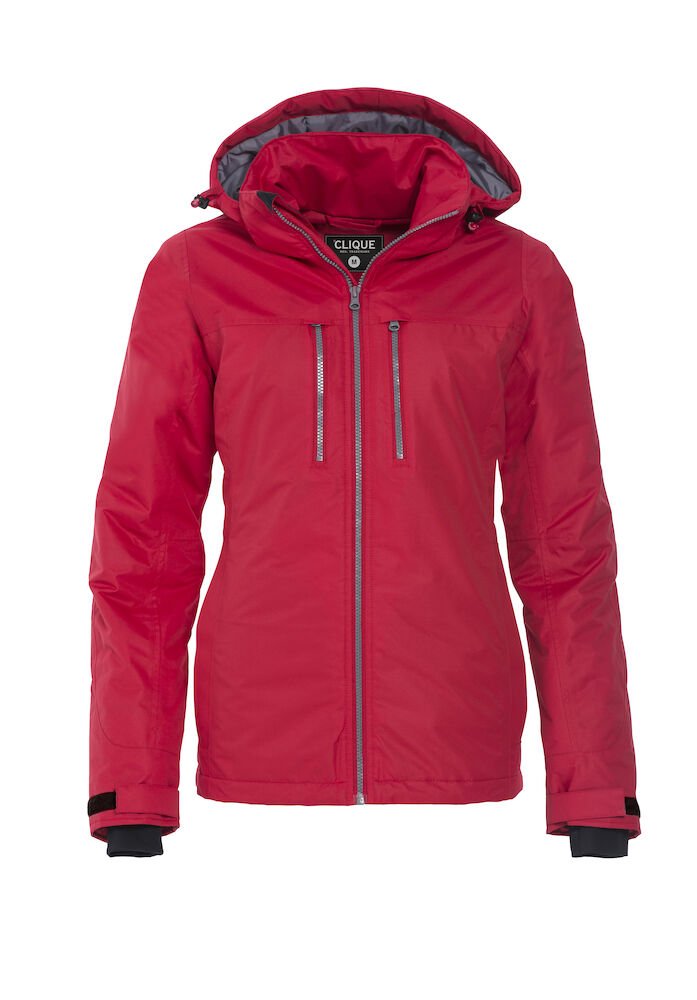 Kingslake ladies jacket Red - Suomen Brodeeraus