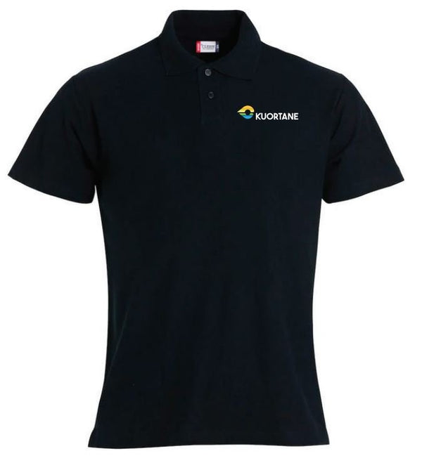 Kuortane Basic Polo Junior Black - Suomen Brodeeraus