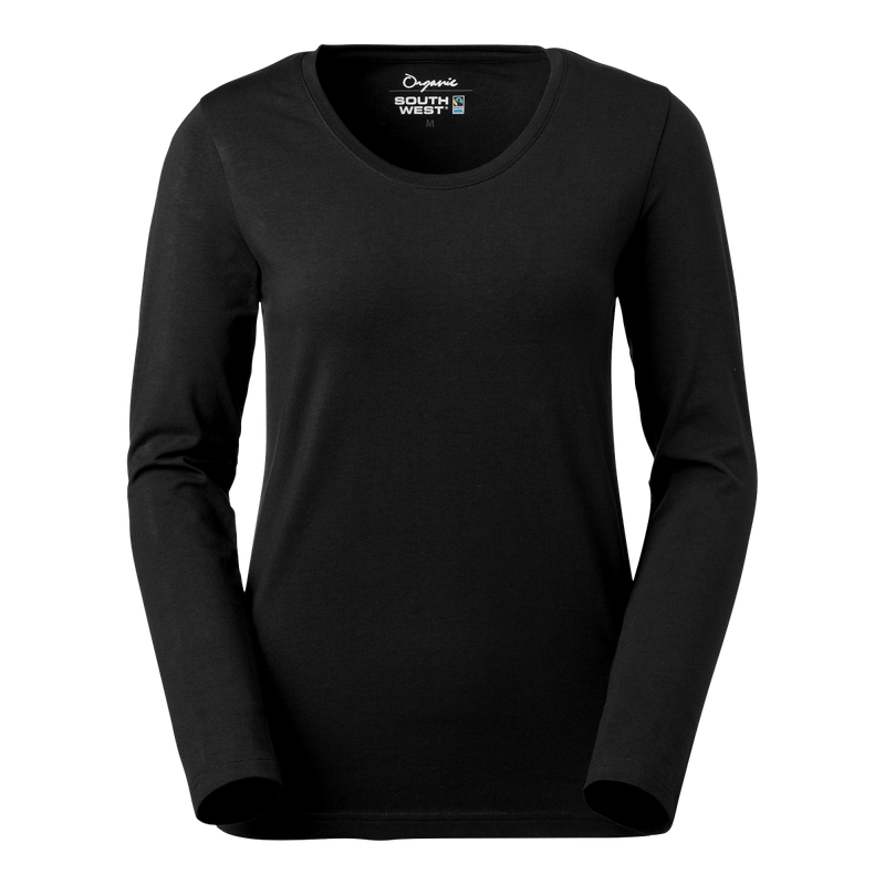 Lily T-shirt w Black - Suomen Brodeeraus