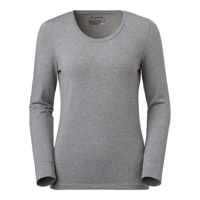 Lily T-shirt w Grey - Suomen Brodeeraus