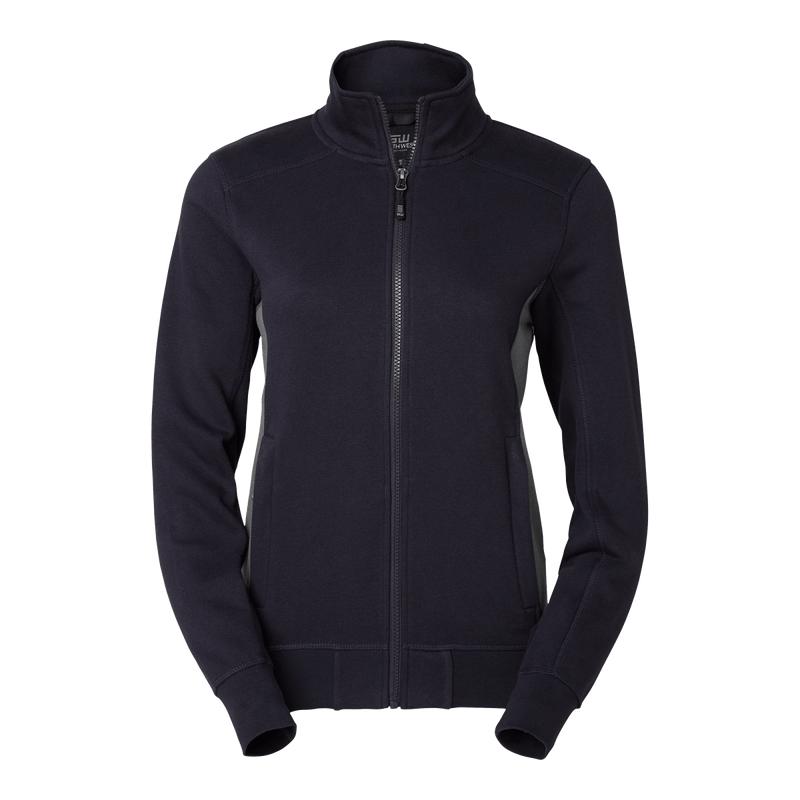 Lucy Sweat w Navy/Grey - Suomen Brodeeraus