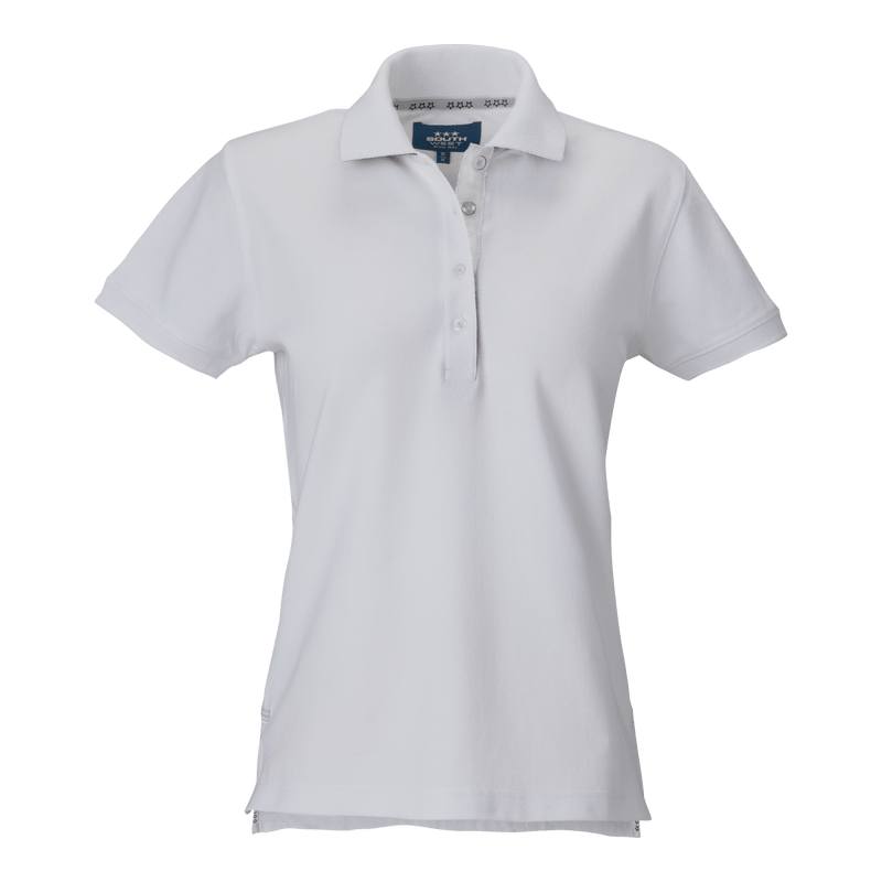 Marion solid Polo w White - Suomen Brodeeraus