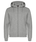 Miami Hoody FZ Grey Mel - Suomen Brodeeraus