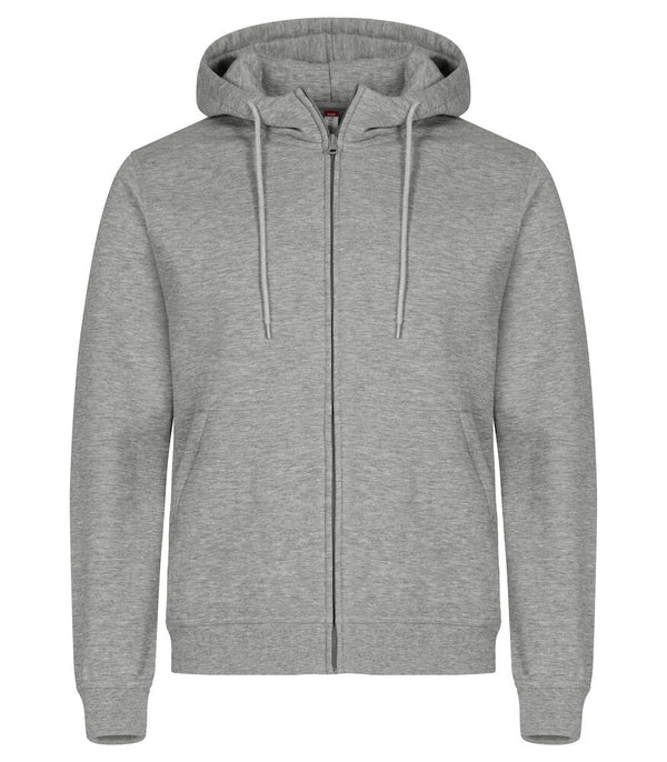 Miami Hoody FZ Grey Mel - Suomen Brodeeraus