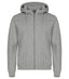 Miami Hoody FZ Grey Mel - Suomen Brodeeraus