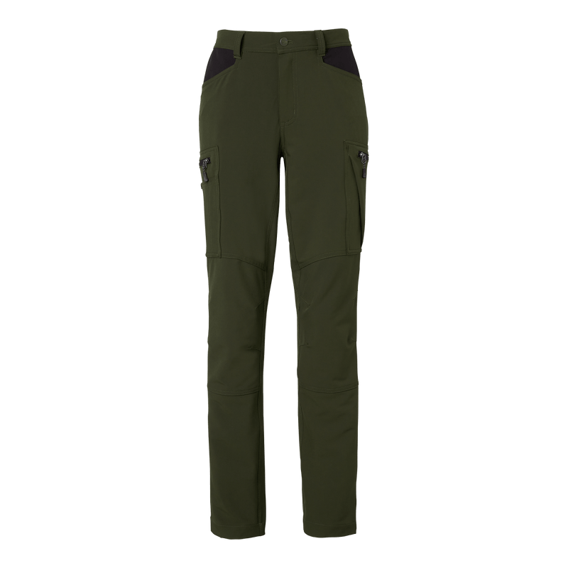 Moa Trousers w Green - Suomen Brodeeraus