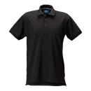 Morris solid Polo Black - Suomen Brodeeraus