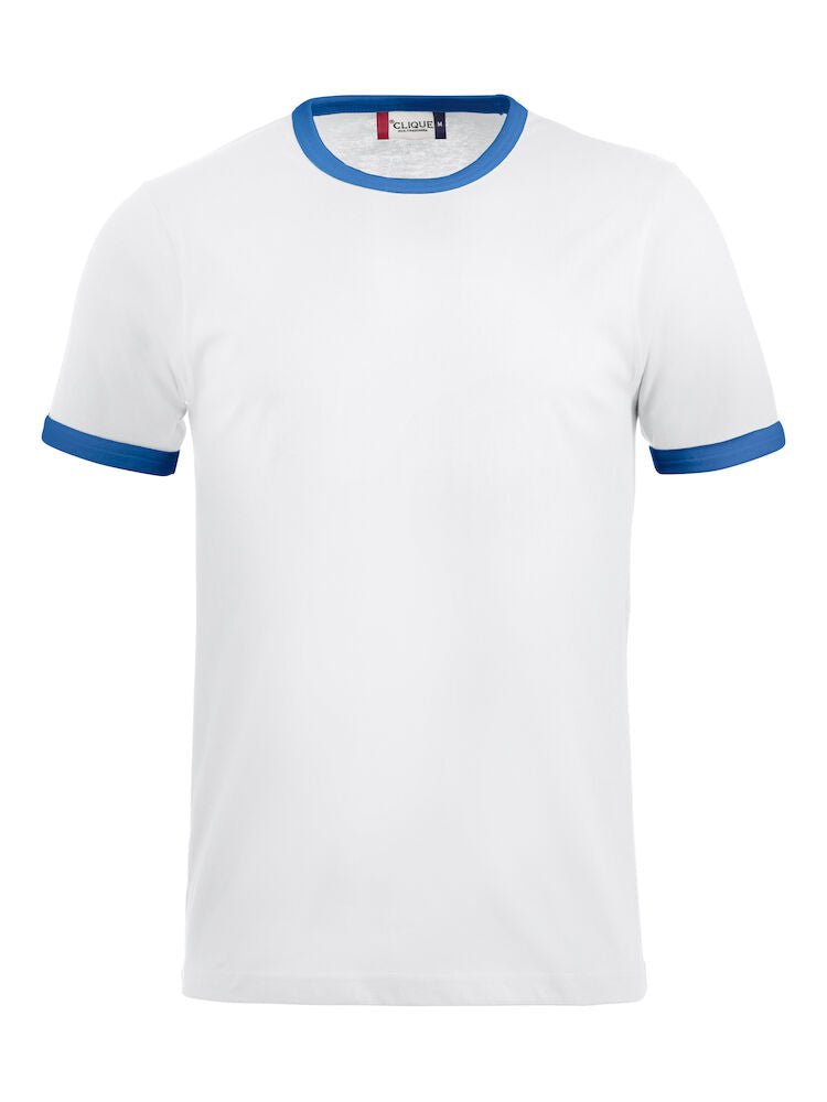 Nome T-shirt White/Royal - Suomen Brodeeraus