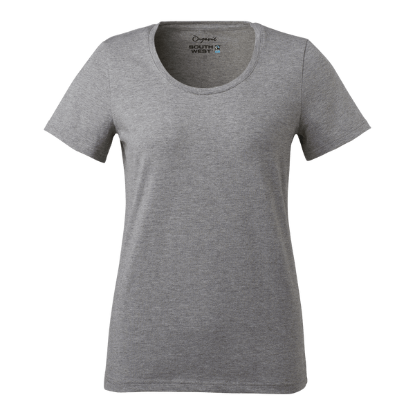 Nora T-shirt w Grey - Suomen Brodeeraus