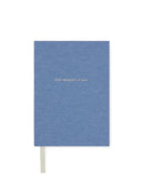 One memory a day - päiväkirja GRS - sertifioitua paperia Sininen - Suomen Brodeeraus