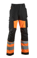 Turva stretch housut, hv-oranssi