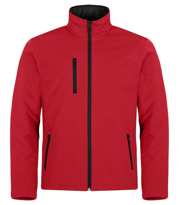 Padded Softshell Red - Suomen Brodeeraus