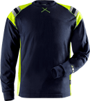 Palosuojattu Flamestat pitkähihainen paita 7072 TFLH Tummansininen - Suomen Brodeeraus