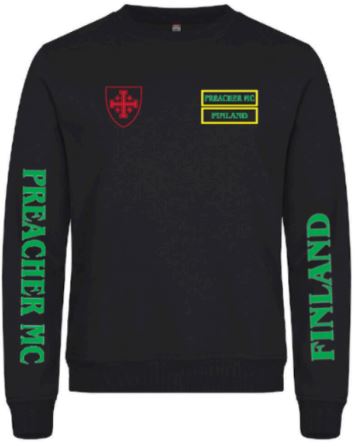 PMC Miami Roundneck Black - Suomen Brodeeraus