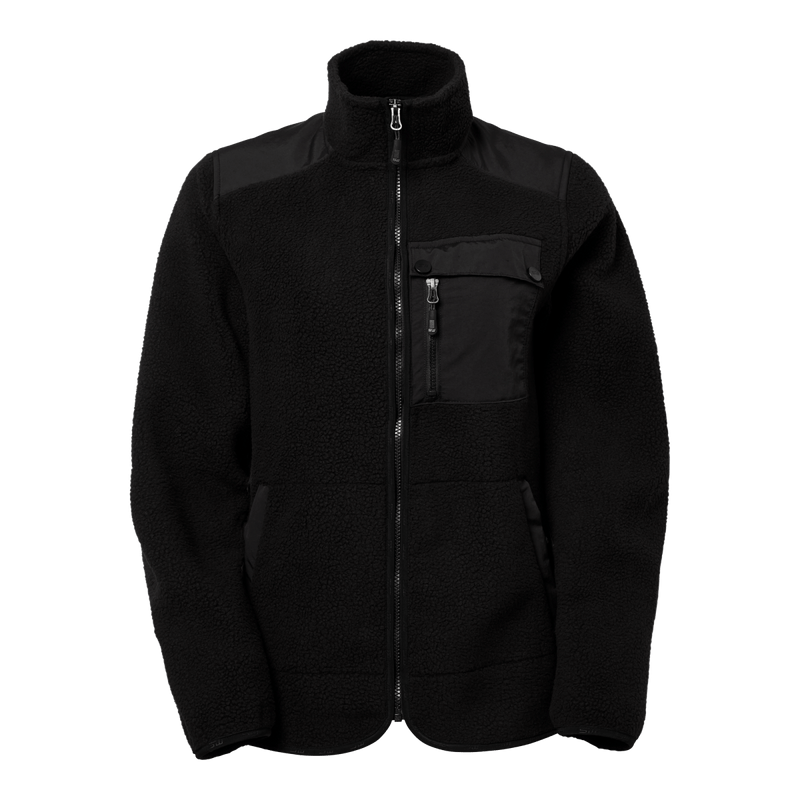 Polly Fleece w Black - Suomen Brodeeraus