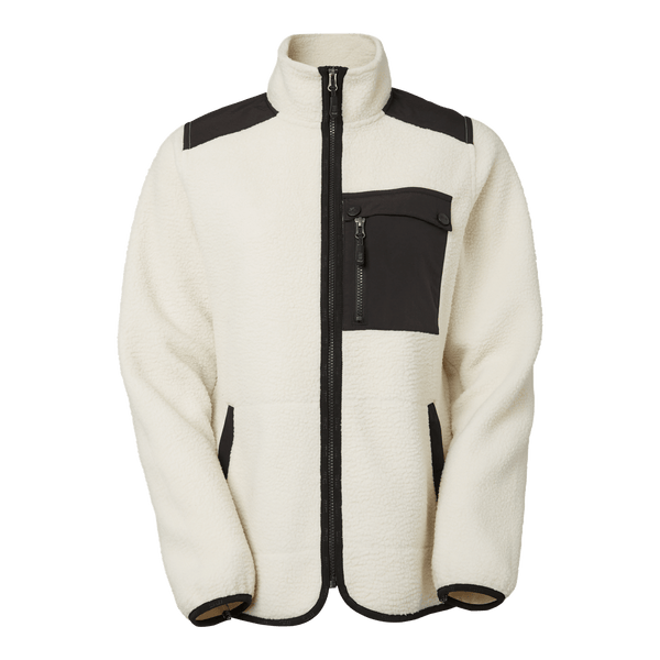 Polly Fleece w White - Suomen Brodeeraus