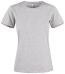 Premium Fashion-T ladies Grey Mel - Suomen Brodeeraus