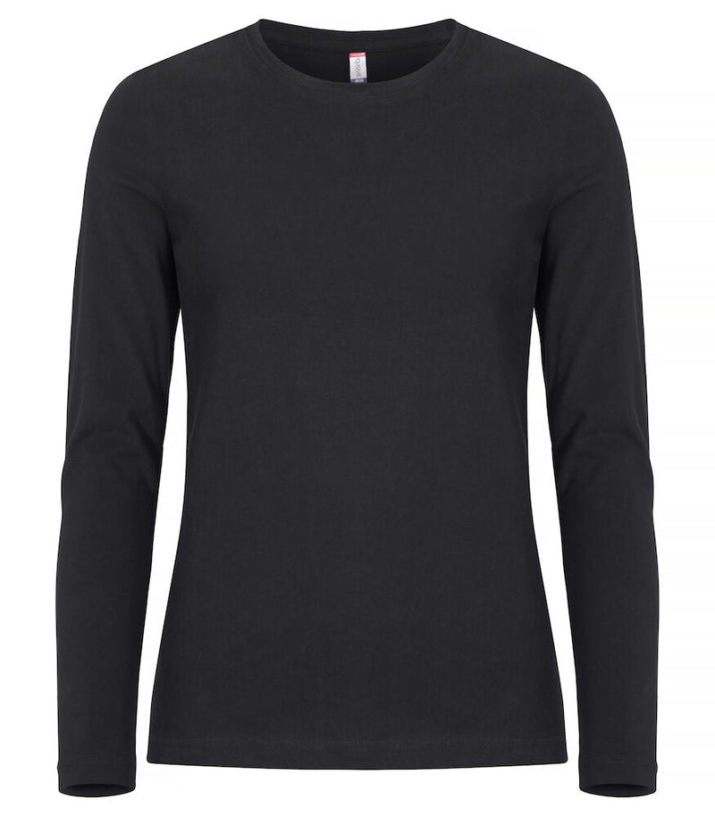 Premium Fashion - T lady LS Black - Suomen Brodeeraus