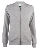 Premium OC Cardigan Ladies Grey Mel - Suomen Brodeeraus
