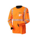 ATTENTION SHIRT CLASS 2 ORANGE LONG SLEEVE