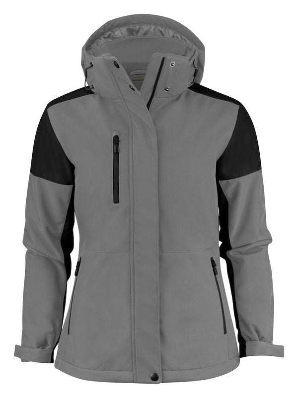 PRIME PADDED SOFTSHELL LADY ANTHR/ BLACK XS - Suomen Brodeeraus