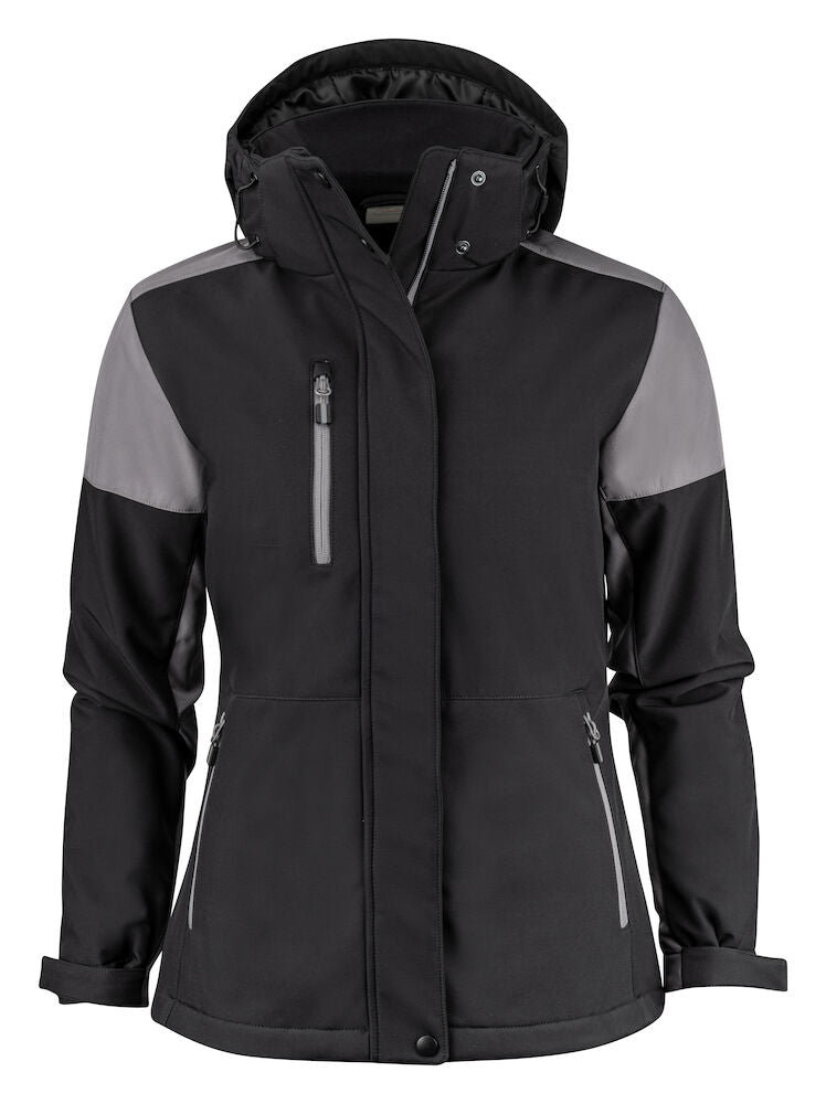 PRIME PADDED SOFTSHELL LADY BLACK/ ANTHR - Suomen Brodeeraus