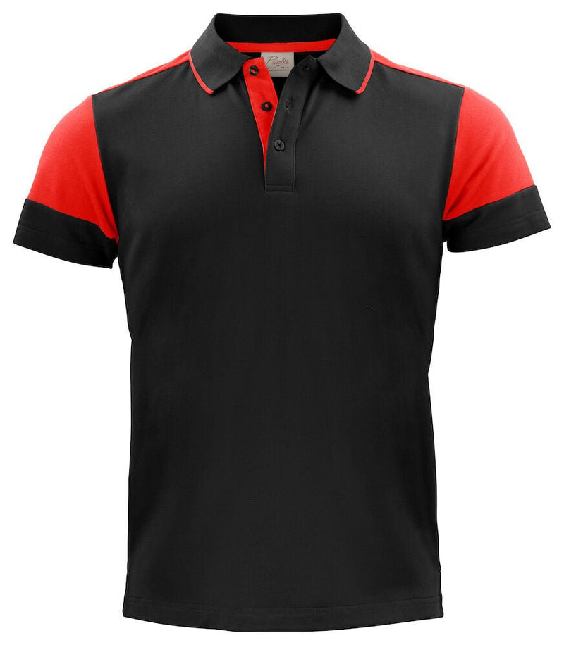 PRIME POLO BLACK/ RED - Suomen Brodeeraus