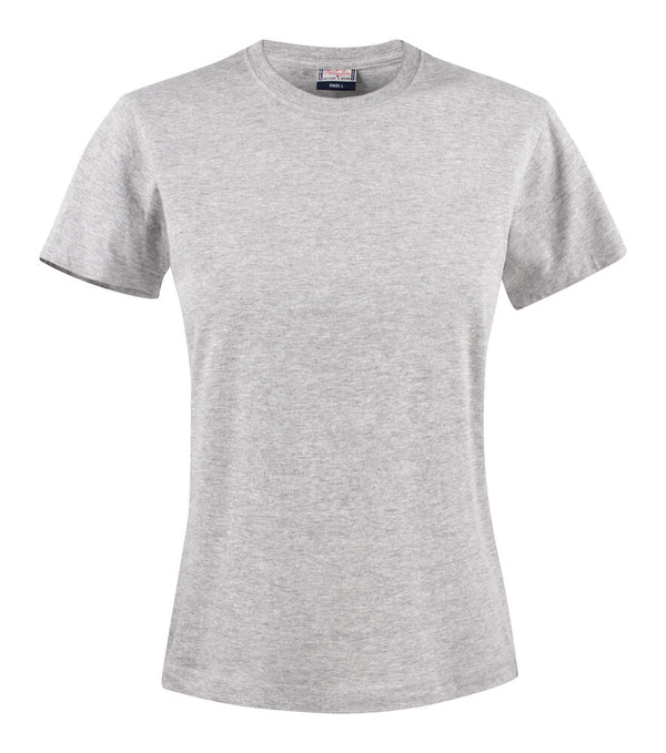 PRINTER HEAVY T LADIES GREY MELANGE - Suomen Brodeeraus