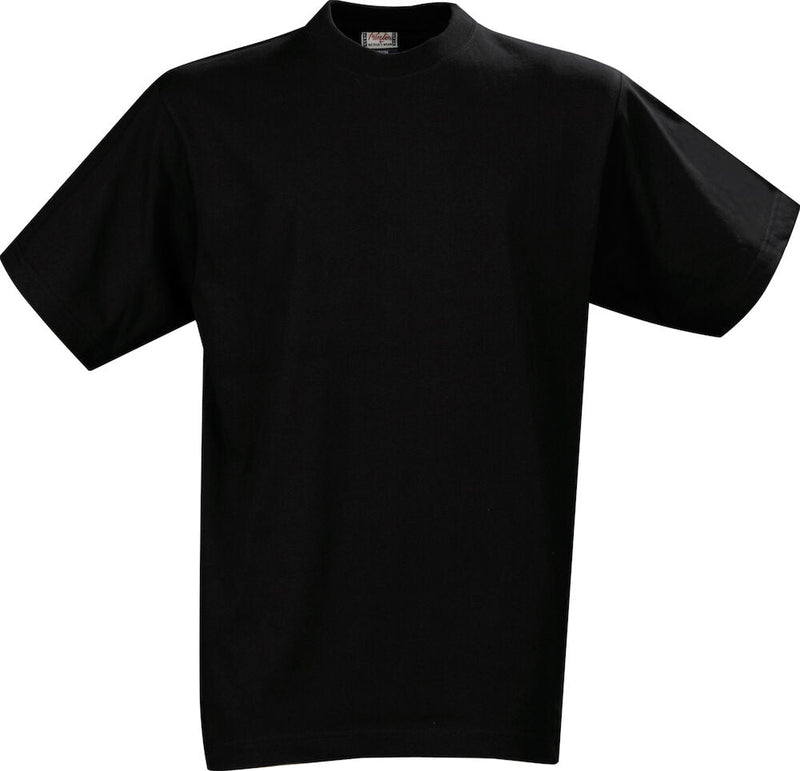 Printer Heavy T-shirt Black - Suomen Brodeeraus