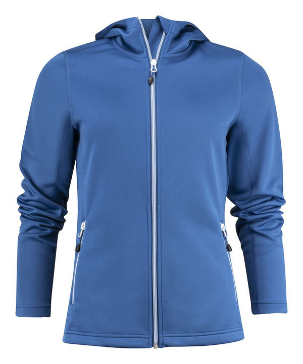 PRINTER LAYBACK HOODIE LADY BLUE - Suomen Brodeeraus