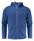 PRINTER LAYBACK HOODIE MEN BLUE - Suomen Brodeeraus