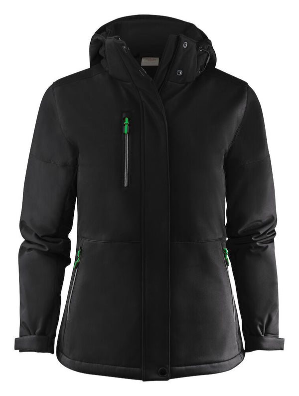 PRINTER OVERLANDING LADY JACKET BLACK - Suomen Brodeeraus