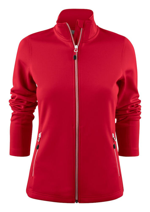 PRINTER POWERSLIDE ZIP JACKET LADY RED - Suomen Brodeeraus