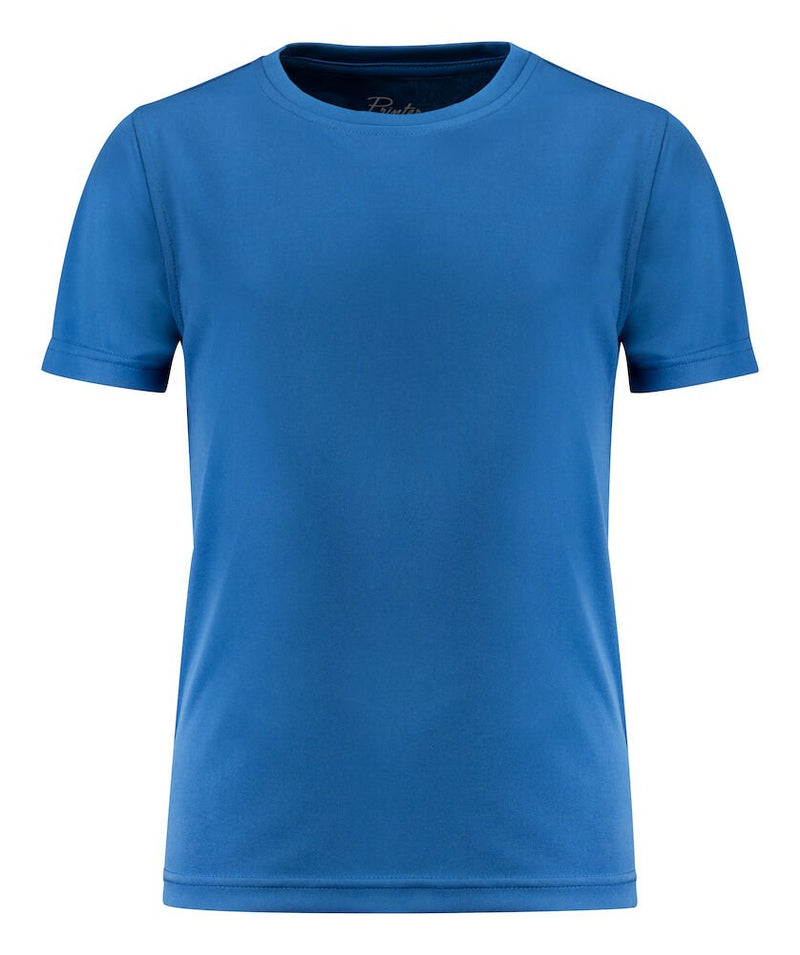 PRINTER RUN JUNIOR ACTIVE T - SHIRT BLUE 120 - Suomen Brodeeraus