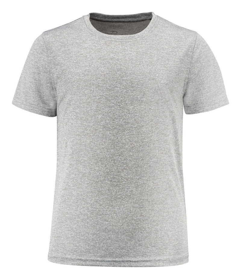 PRINTER RUN JUNIOR ACTIVE T - SHIRT GREY MELANGE 120 - Suomen Brodeeraus