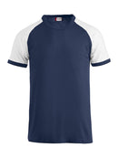 Raglan Tee navy/white - Suomen Brodeeraus